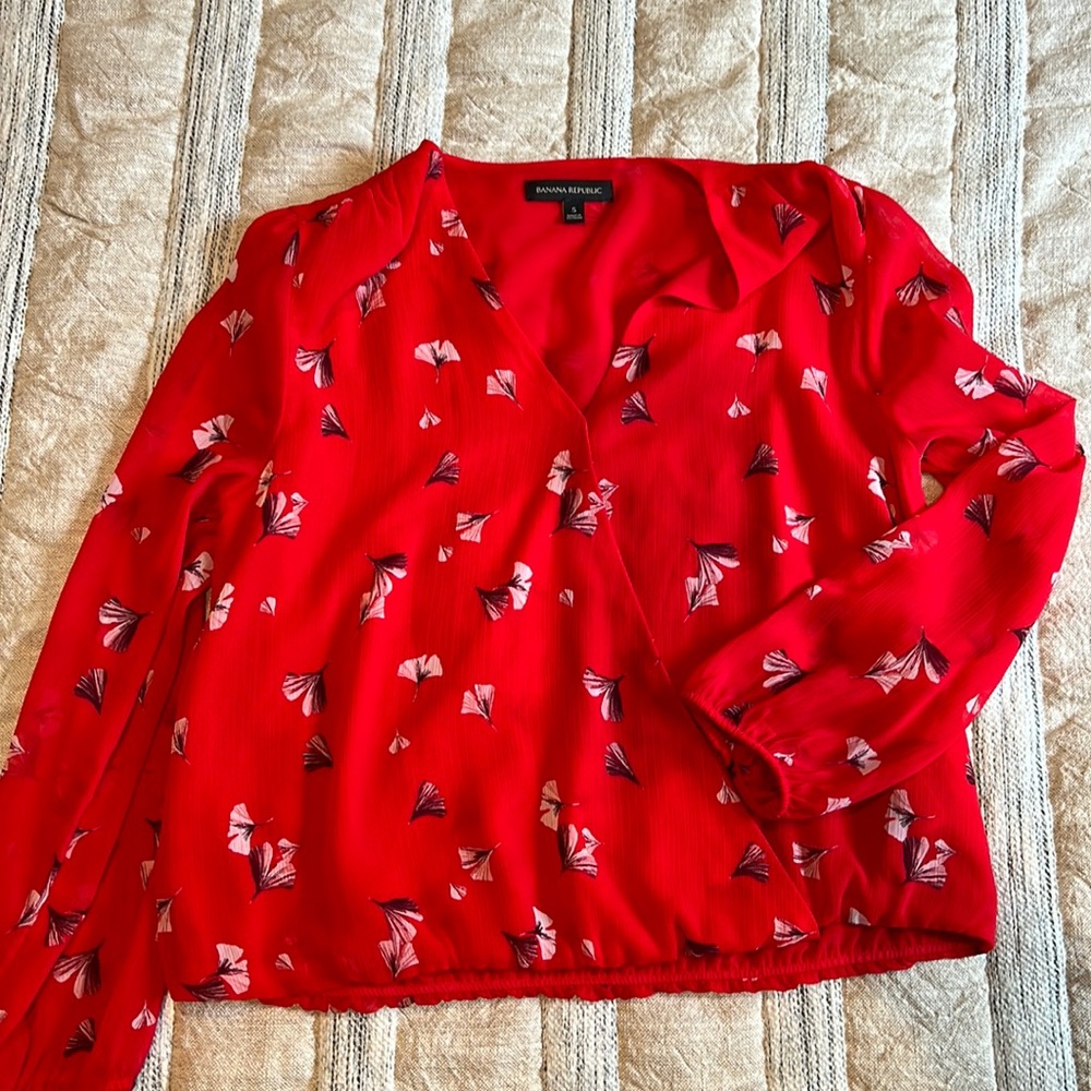 Banana Republic Wrap Blouse